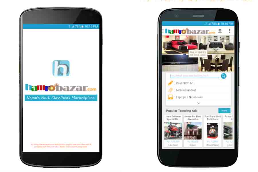 hamrobazar app online classified nepal best top must have nepali app online shopping