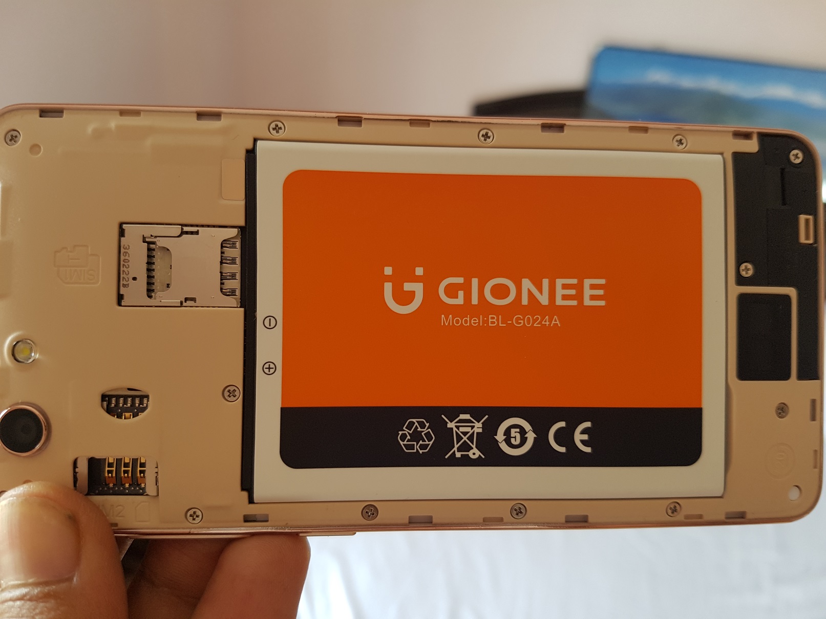 gionee F103 pro battery