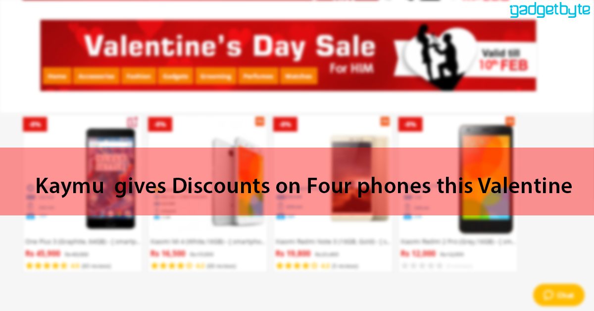 kaymu mobile discounts valentine day