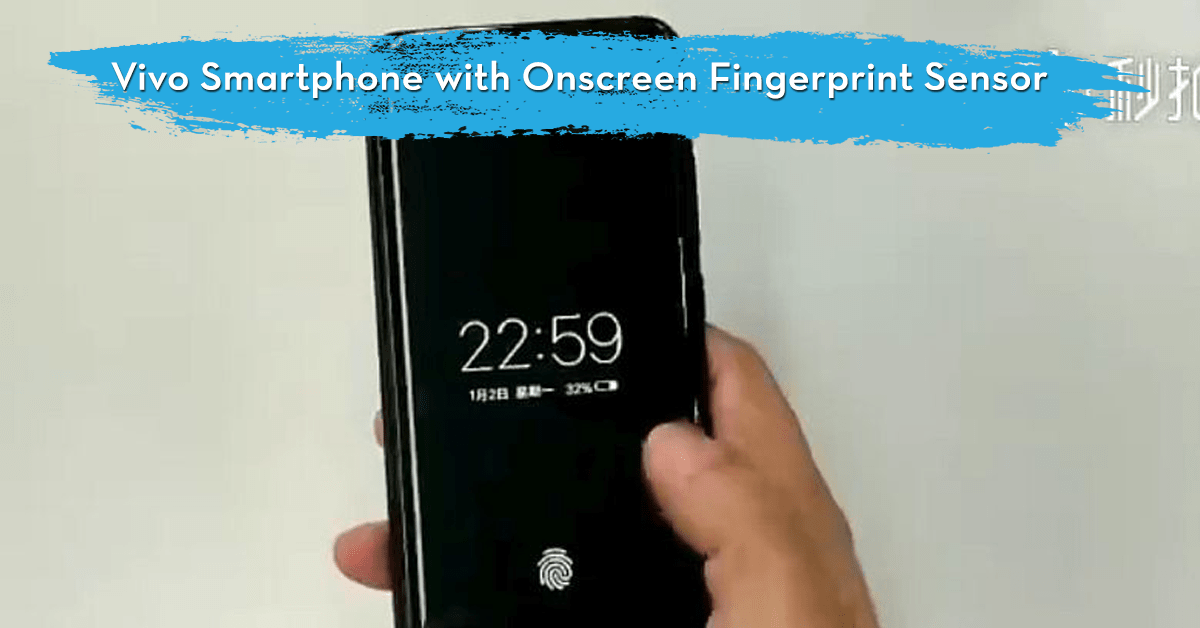 vivo onscreen fingerprint sensor