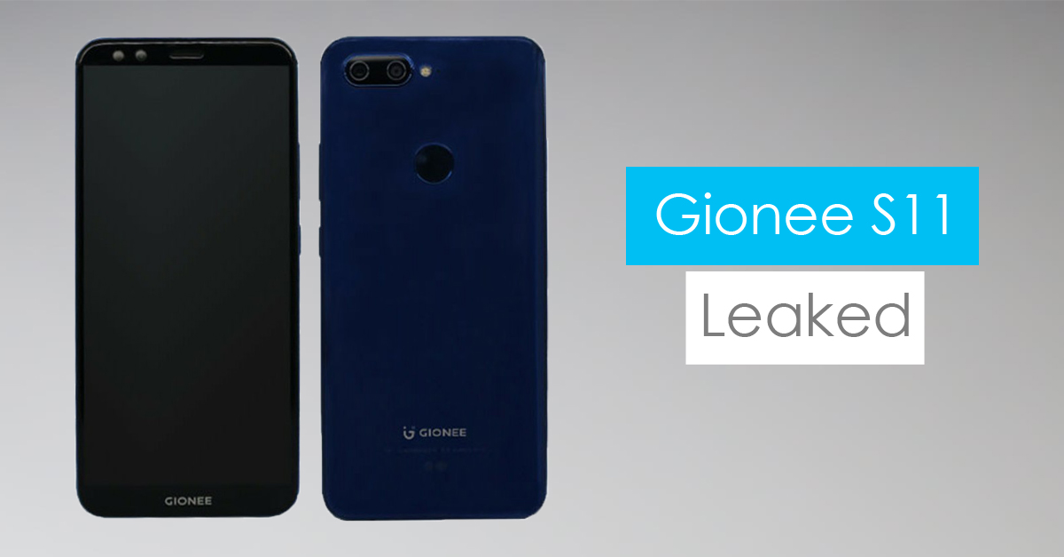 gionee s11 leaked in images