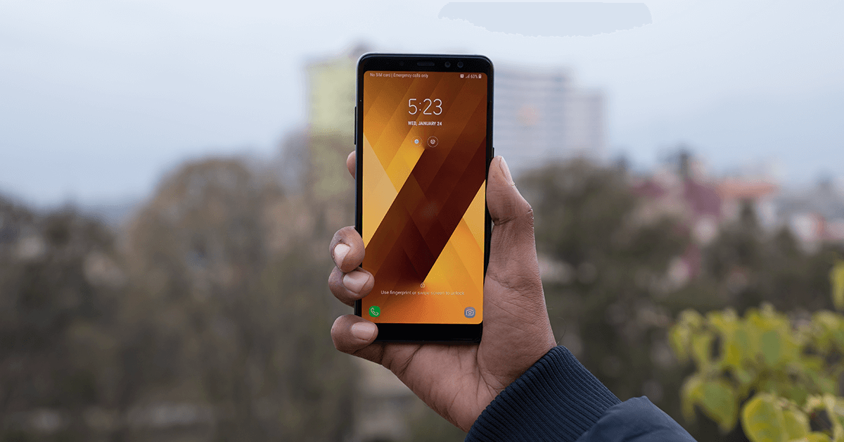 Samsung galaxy A8 Plus 2018 display Nepal