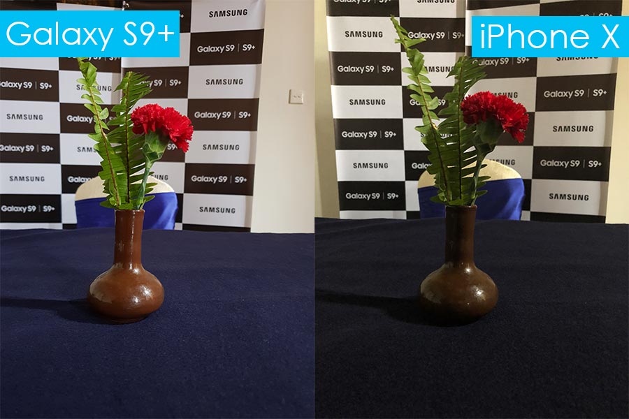samsung galaxy s9 review galaxy s9+ vs iPhone X night mode comparison