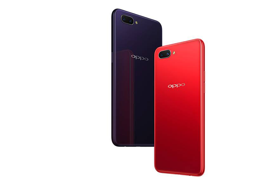 Oppo-A3s-red-and-dark-purple