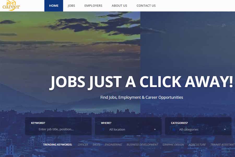 MeroCareer - job portal in Nepal