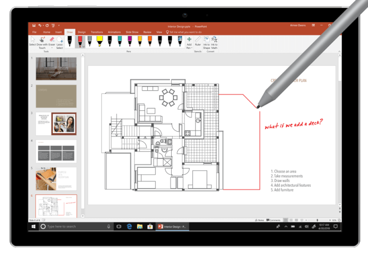office 2019 inking features