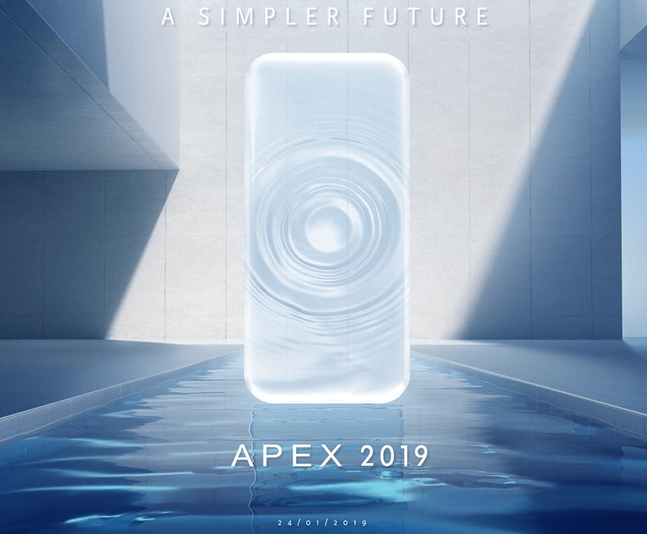 vivo apex 2019 launch date official teaser