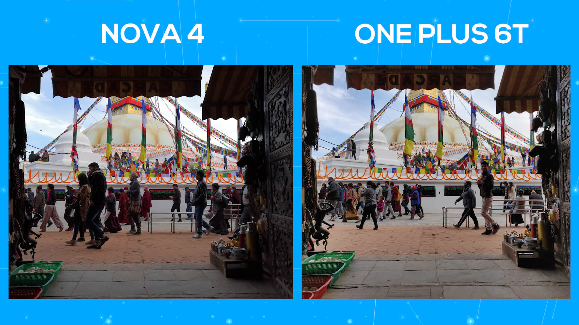 Huawei Nova 4 vs OnePlus 6T camera comparison dynamic range 1