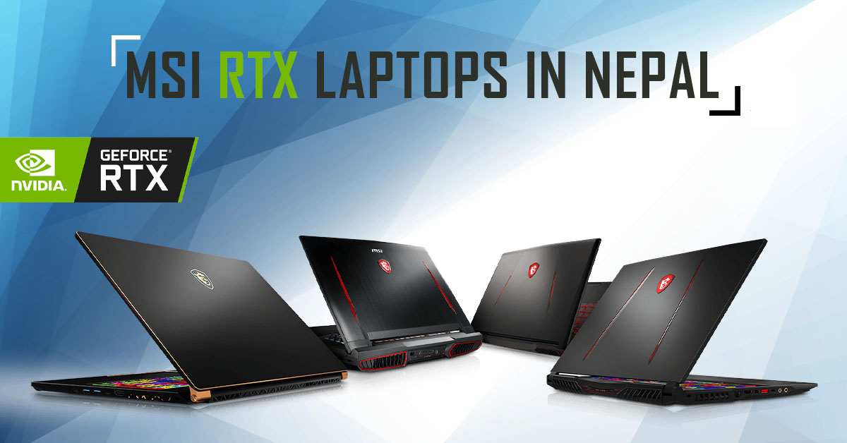 MSI RTX laptops