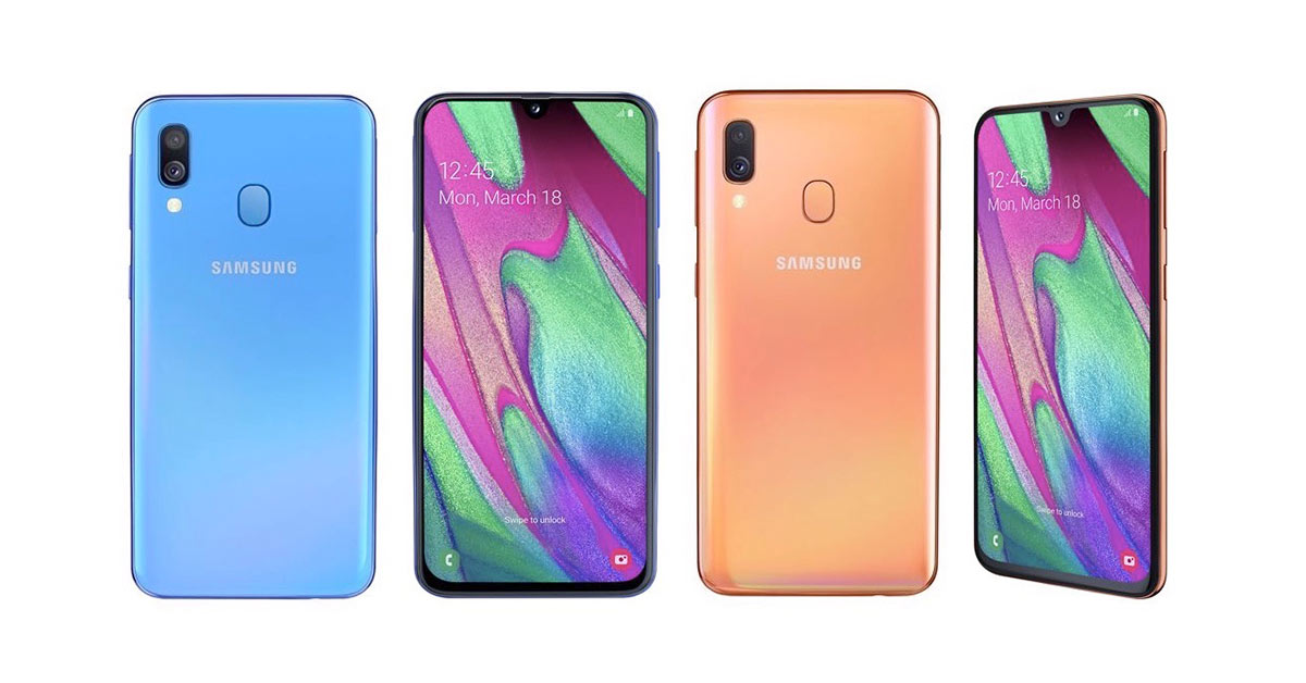 samsung galaxy a40 launched