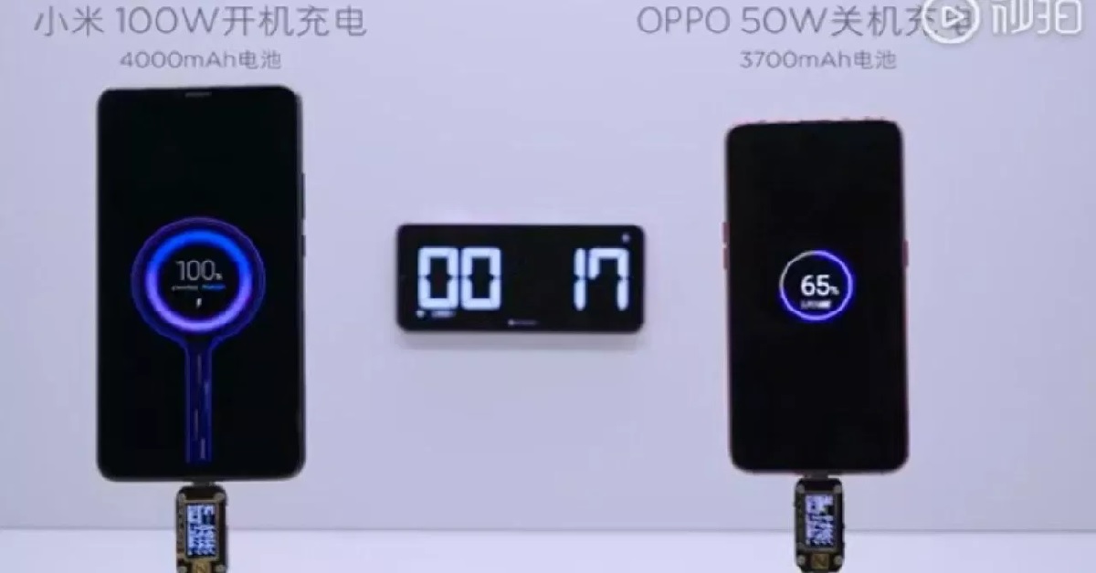 Xiaomi's 100 watt charger