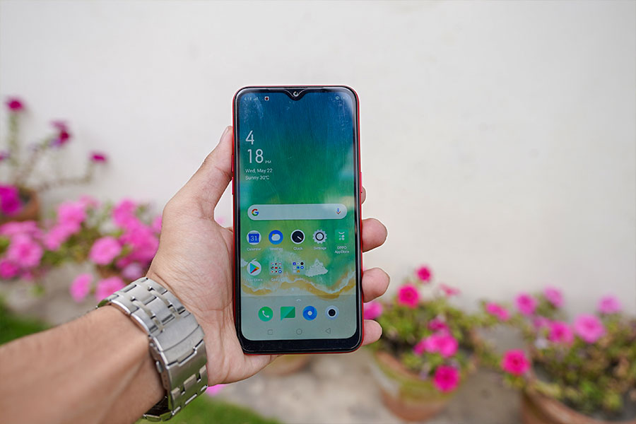 OPPO A1K display