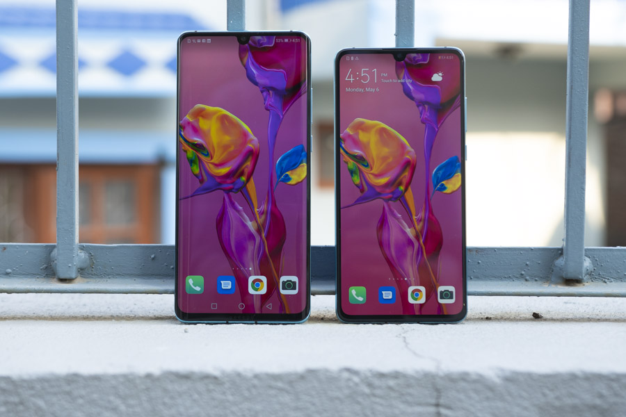 hauwei p30 and p30 pro display