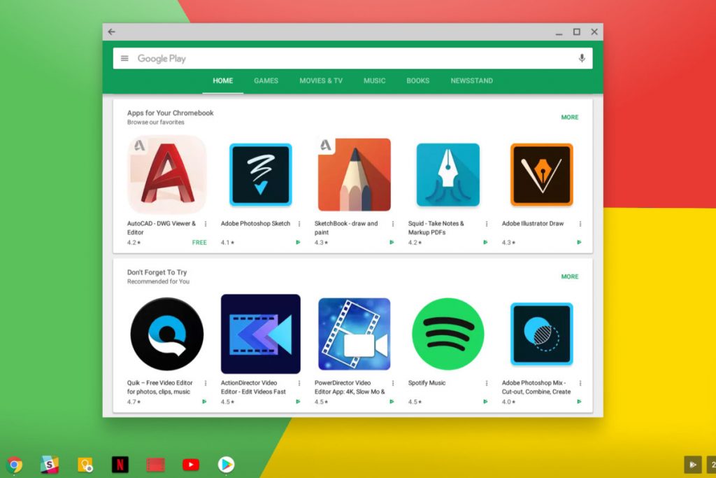Play Store on Chrome OS
