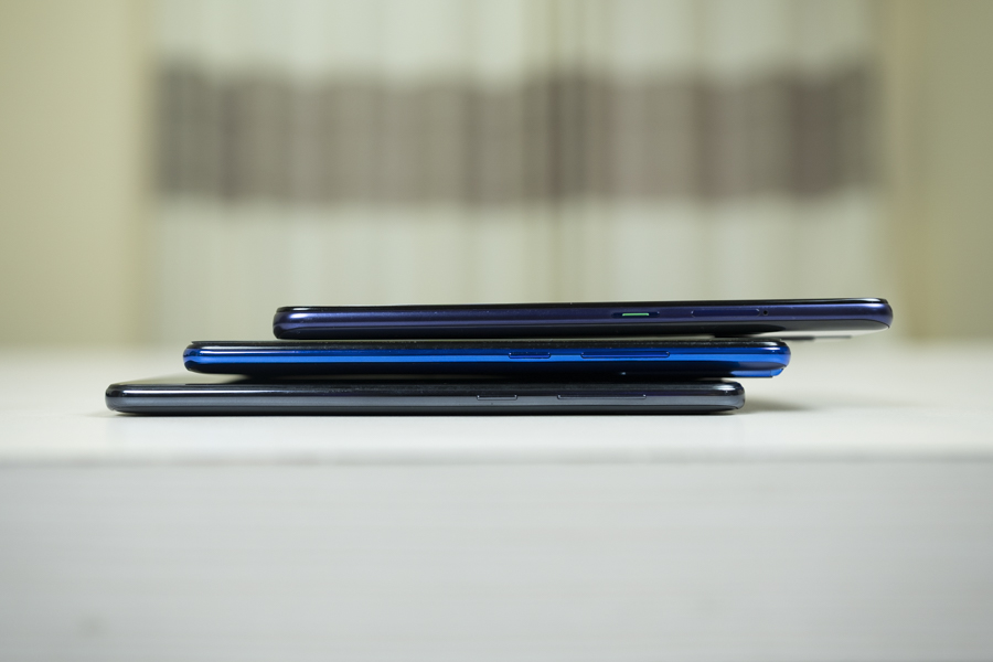 Samsung Galaxy A70 vs Vivo V15 Pro vs Oppo F11 Pro design right
