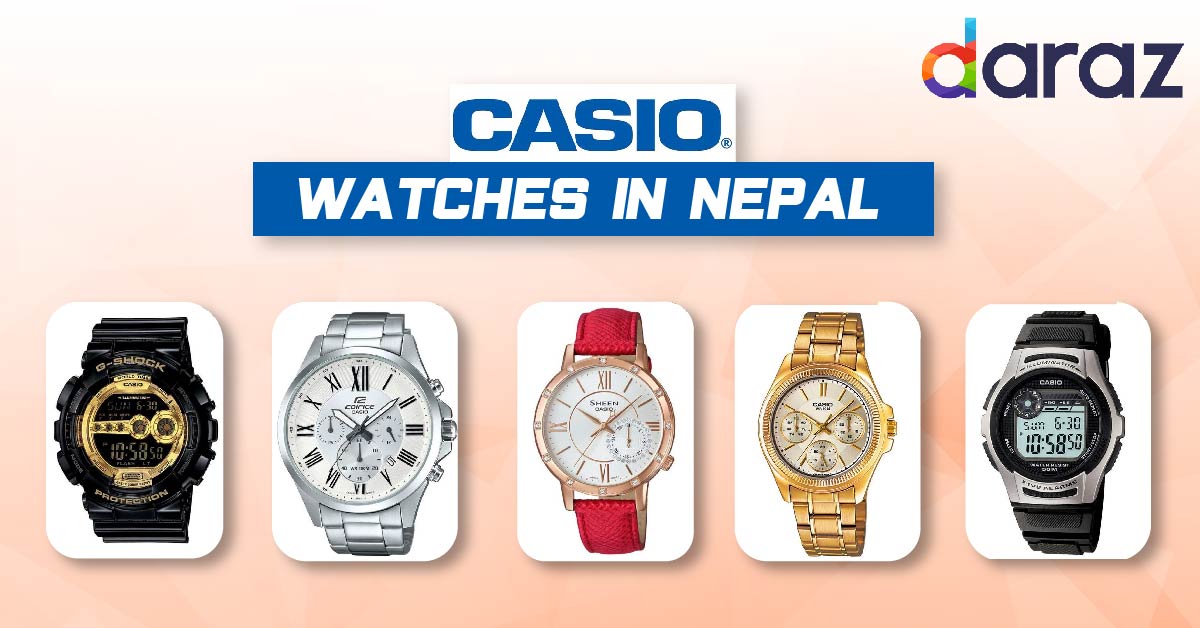 casio watches nepal daraz