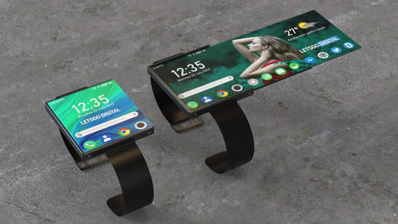 oppo foldable smartwatch