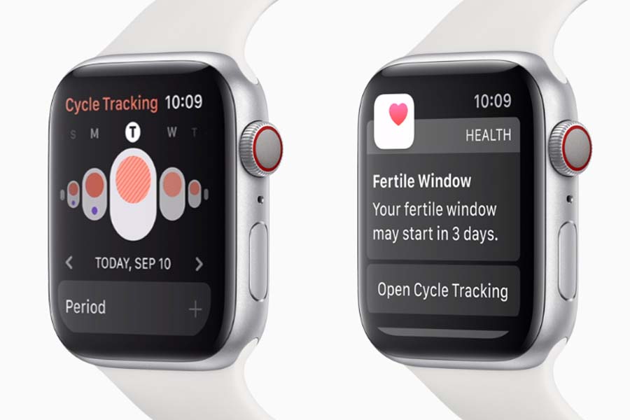 Apple Watch Series 5 Cycle Tracking health