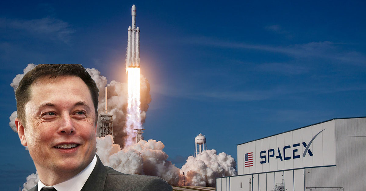 Elon Musk SpaceX Starlink satellites