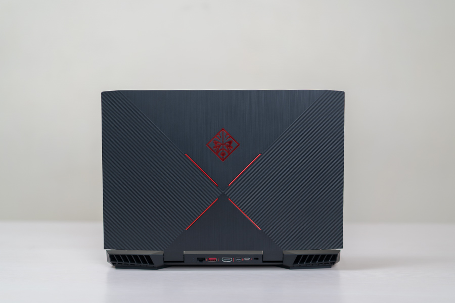 HP Omen 15 2019 Review Back View