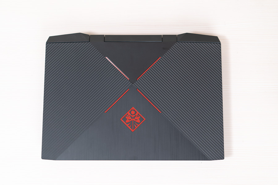 HP Omen 15 2019 Review Back view design 