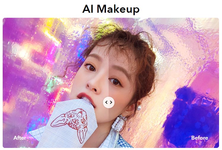 AI makeup camera