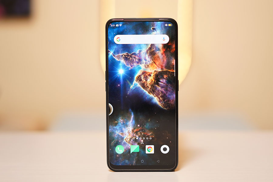 oppo reno2 f display review bezelless 