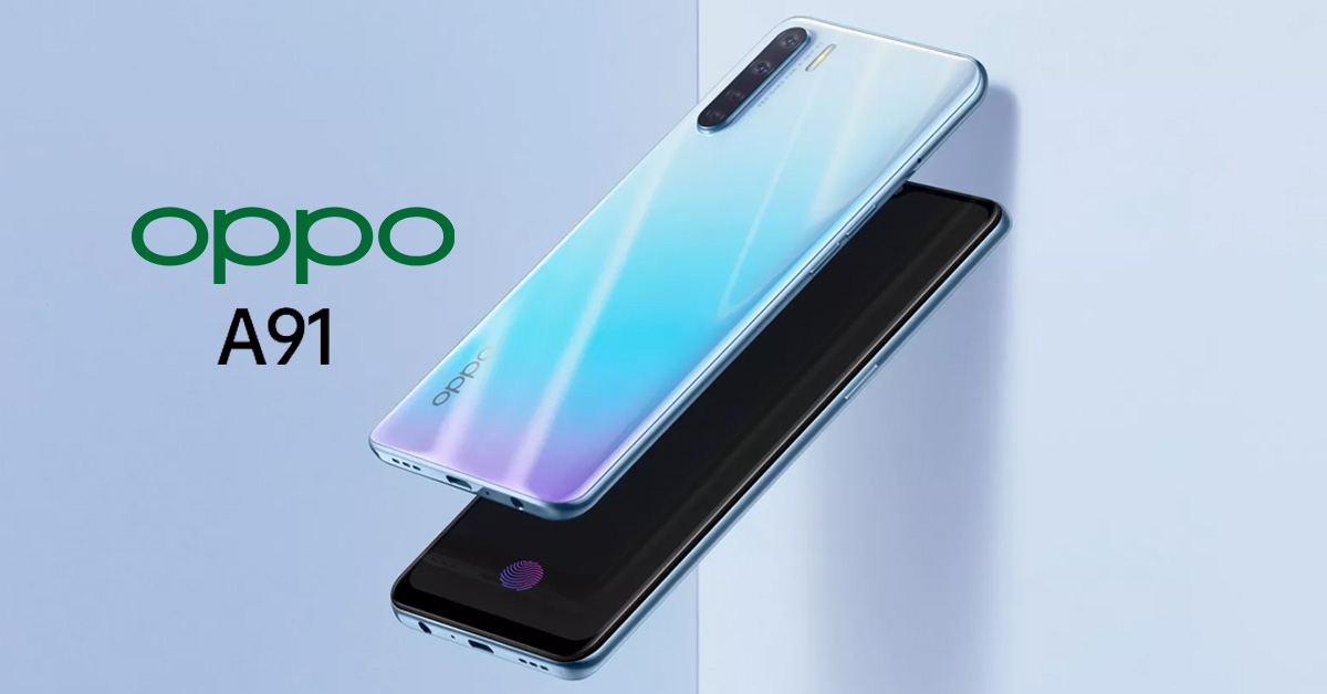 Oppo A91 design colors camera launched in China