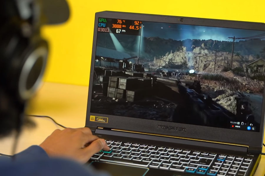 Acer Predator Helios 300 2019 Gaming Battlefield 5 RTX 2060 Graphics Intel Core i7-9750H CPU