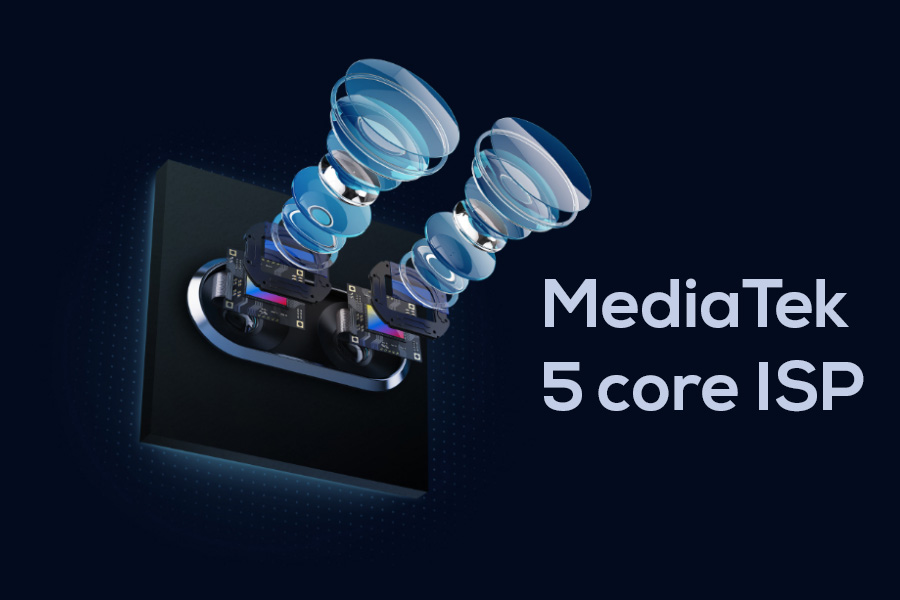 MediaTek 5 core ISP (Image Signal Processor)