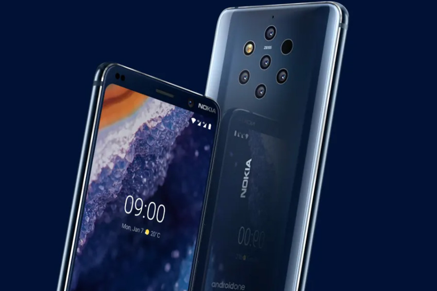 Nokia 9 PureView Front and Back design