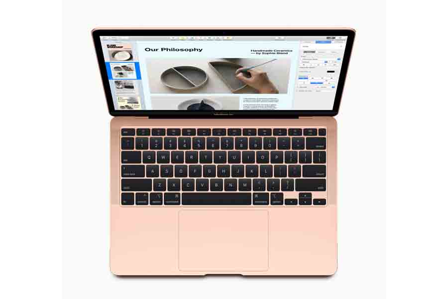Apple MacBook AIr 2020 magic keyboard, design , display, price in Nepal, price and availability