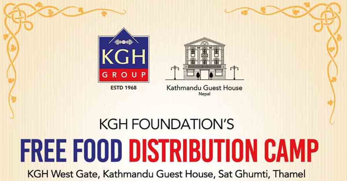 Free Food Distribution camp