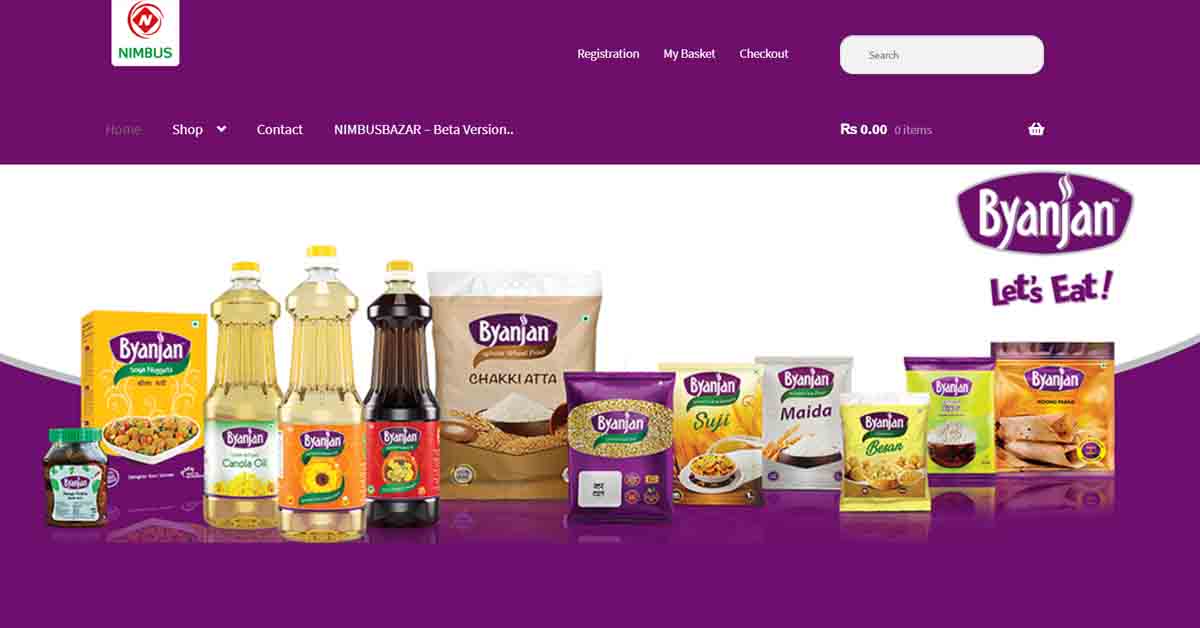 Nimbus Bazaar launched, online grocery shopping nepal