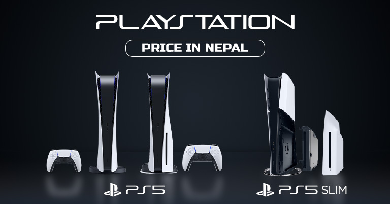 Sony playstation price in Nepal (PS5, PS5 Digital, PS5 Slim)