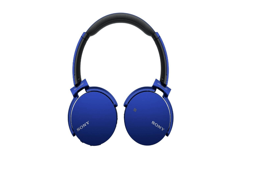 Sony MDR-XB650BT on ear blue headphone
