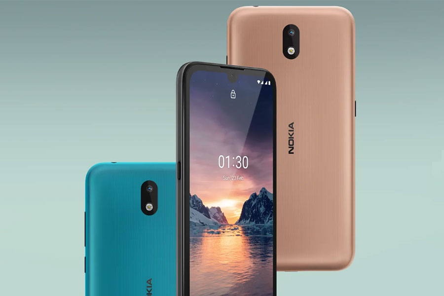 nokia 1.3 color options front back