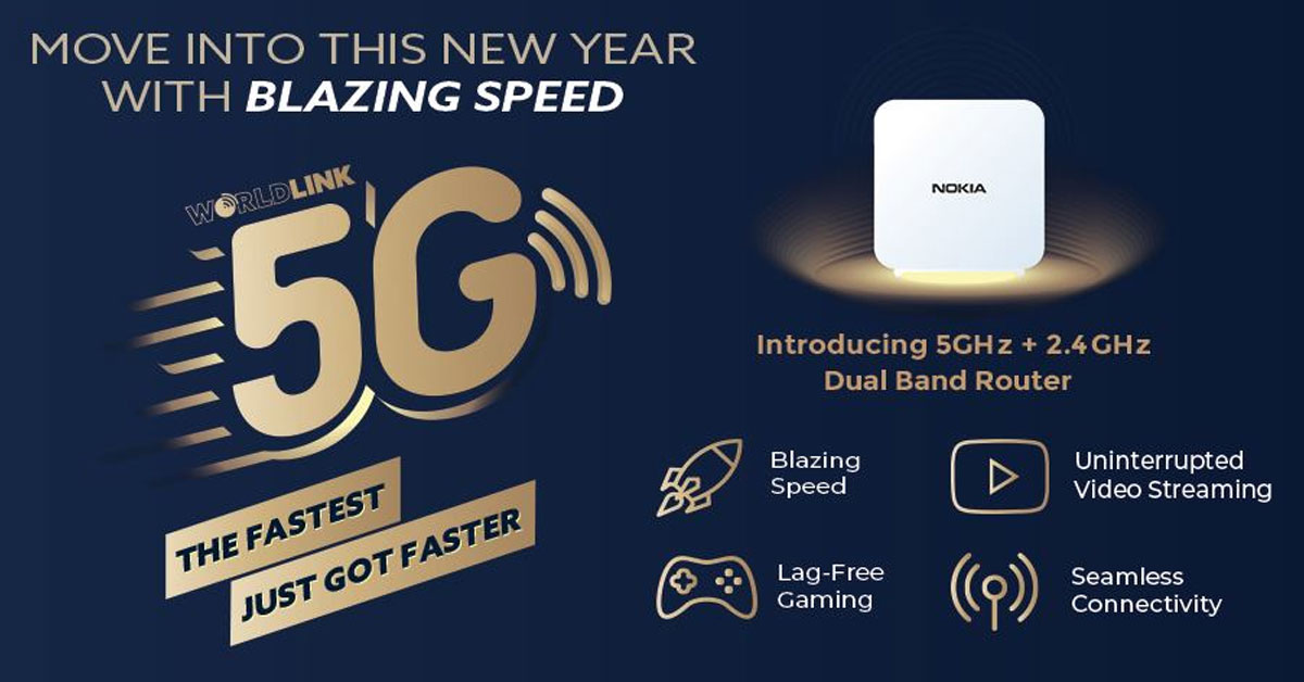 worldlink 5G dual band router offer