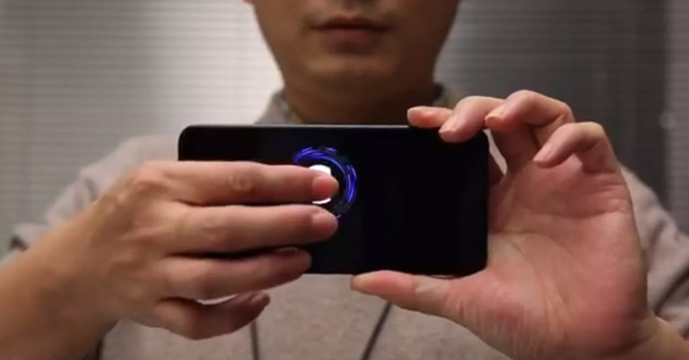 Xiaomi All-screen Fingerprint scanner patent biometrics