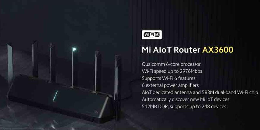 Xiaomi Mi AIot Router AX3600 Launched