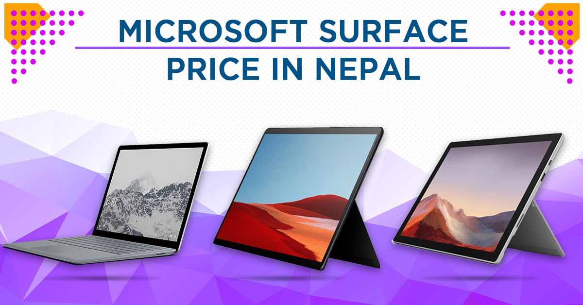 Microsoft Surface Laptops Price Nepal