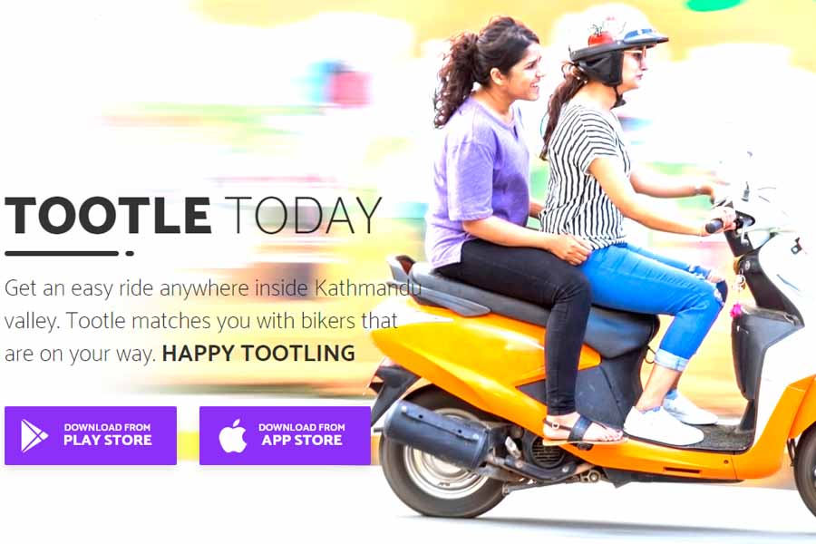 Tootle App ride hailing service app nepal