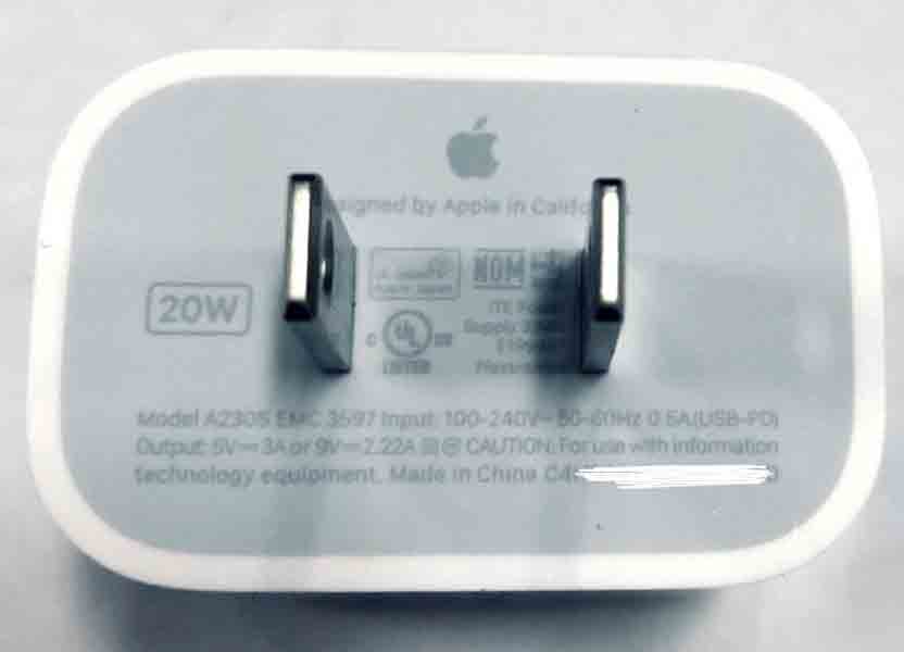 Apple iphone 12 A2035 charger USB Type C PD
