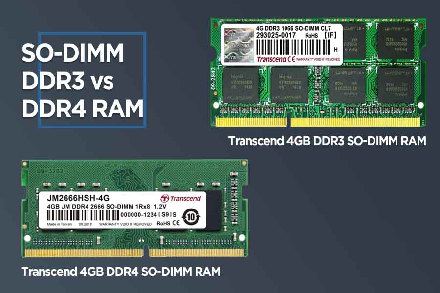 SO-DIMM DDR3 vs DDR4 RAM