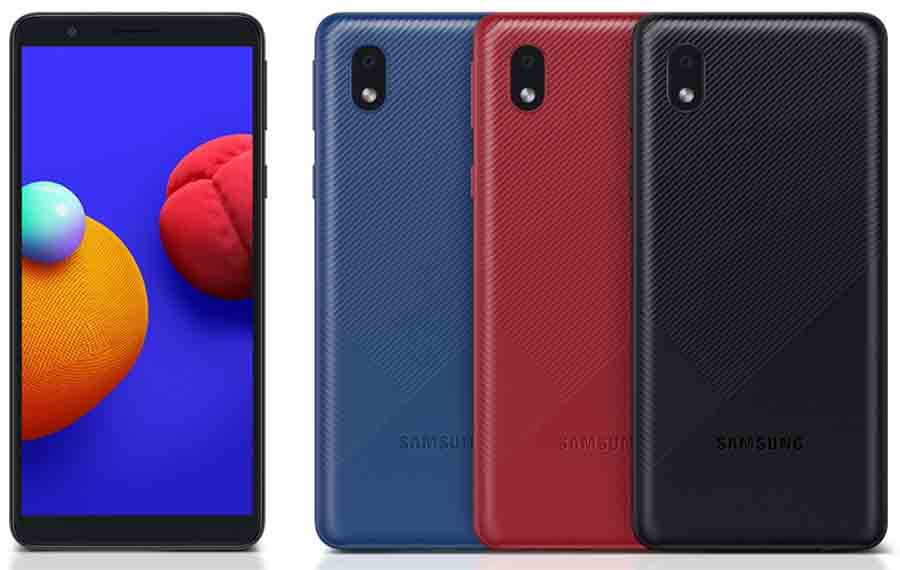 Samsung Galaxy A01 Core Design and Color options