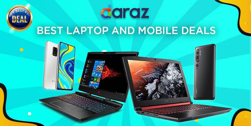 daraz best deals laptop smartphones