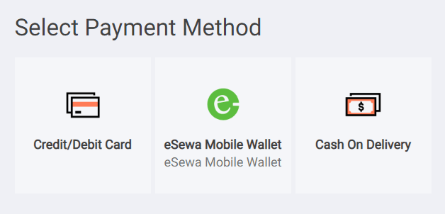 daraz payment option esewa