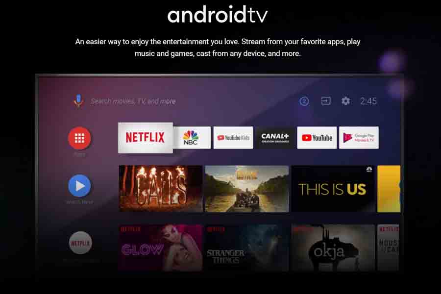 Android TV google certified smart tv