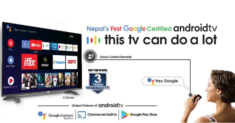 CG Google Certified android tv price nepal