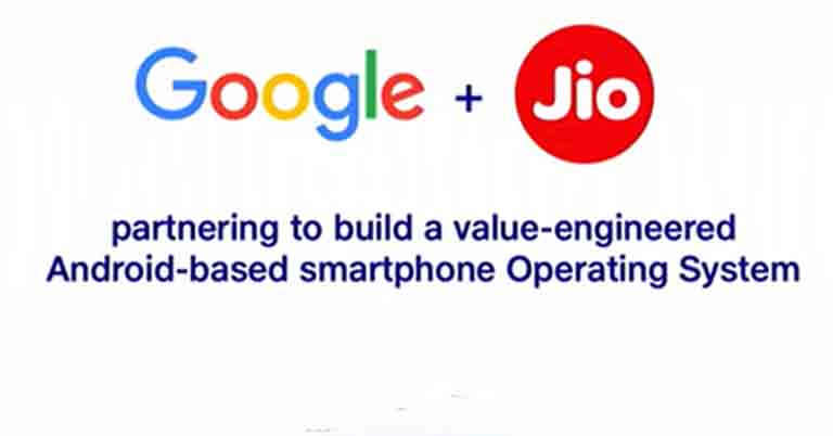 Jio and Google to partner for 5G smartphone